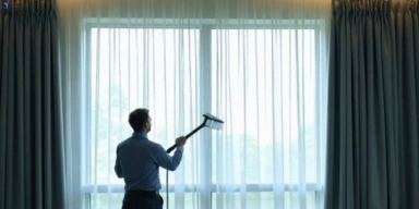 Commercial drapes cleaning service sandstone-point hotels offices