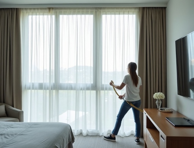 Sandstone Point Sheer Curtain Cleaning